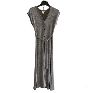 Caution to the Wind tie stretchy dress